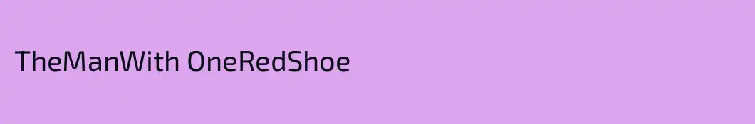 TheManWith OneRedShoe